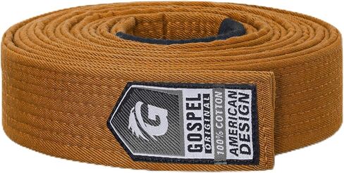 GOSPEL Vintage Series BJJ Belt for Men & Women | Brazilian Jiu Jitsu Belt with Vintage Colors in Saudi Arabia