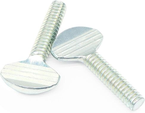 30 عبوة من Aiwaiufu برغي إبهام 1/4 بوصة × 1 بوصة، مسامير مقابض يدوية ملولبة، براغي تثبيت مقابض من الفولاذ الكربوني، برغي مقبض المقبض in Kuwait