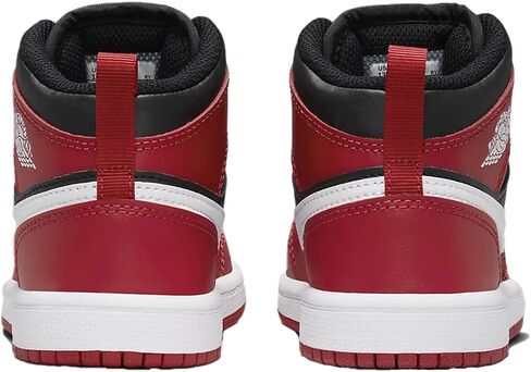 Jordan 1 Mid Little Kids' Shoes (DQ8424-061, Black/Gym Red/White) Size 13 in Saudi Arabia