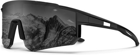 KALIYADI نظارات شمسية رياضية مستقطبة - نظارات شمسية للرجال للجري للنساء: نظارات شمسية للرجال مستقطبة للحماية من الأشعة فوق البنفسجية أثناء القيادة وصيد الأسماك وركوب الدراجات in Kuwait