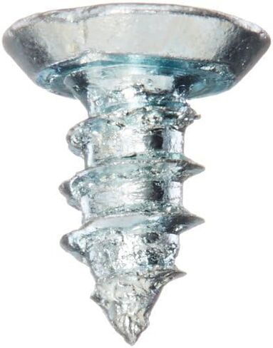 أجزاء صغيرة 0203ABPU برغي معدني من الصفائح الفولاذية، مطلي بالزنك، رأس مسطح 82 درجة، محرك فيليبس، النوع AB، حجم الخيط #2-32، طول 3/16 بوصة (عبوة من 100) in Kuwait