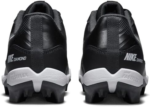 حذاء بيسبول مطاطي منخفض من Nike Alpha Huarache Keystone باللون الأسود | رمادي مقاس 13 متوسط in Saudi Arabia