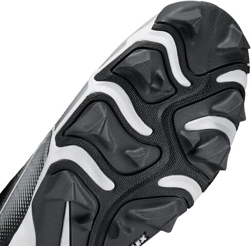 حذاء بيسبول مطاطي منخفض من Nike Alpha Huarache Keystone باللون الأسود | رمادي مقاس 13 متوسط in Saudi Arabia