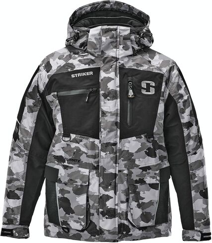 Striker Men’s Climate 3-in-1 Insulated, Waterproof Ice Fishing Jacket with Sureflote Flotation Technology, Phase Terrain, X-Large in Saudi Arabia