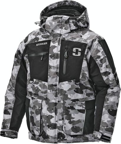 Striker Men’s Climate 3-in-1 Insulated, Waterproof Ice Fishing Jacket with Sureflote Flotation Technology, Phase Terrain, X-Large in Saudi Arabia