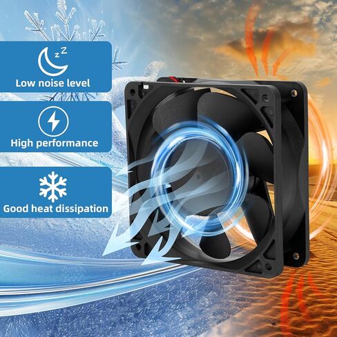 W0301112 W0301101 Refrigerator Evaporator Fan Motor, DC24V,0.4A,50-60HZ, Compatible with ATOSA Undercounter Refrigerator MGF8401 MGF8401GR MGF8402 MGF8403, Energy Saving Mute, Complete Parts in Kuwait