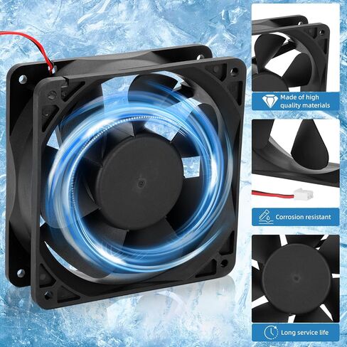 W0301112 W0301101 Refrigerator Evaporator Fan Motor, DC24V,0.4A,50-60HZ, Compatible with ATOSA Undercounter Refrigerator MGF8401 MGF8401GR MGF8402 MGF8403, Energy Saving Mute, Complete Parts in Kuwait