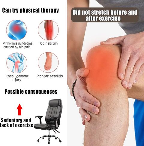 Slant Board Calf Stretcher, Foot Stretcher Incline Board for Physical Therapy Equipment Plantar Fasciitis, Heel, Shin Splint, Adjustable Foam Slant Board wedge Great for Exercises(3 Pcs, 12'') in Kuwait