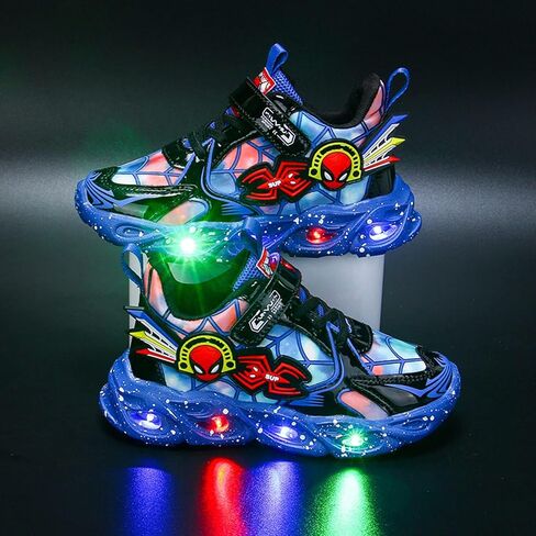 RAYCHY Children's Casual Shoes Boys Breathable Non-Slip Light Sneakers Unisex Luminous Sneakers for Girls Sport Running Shoes in Saudi Arabia