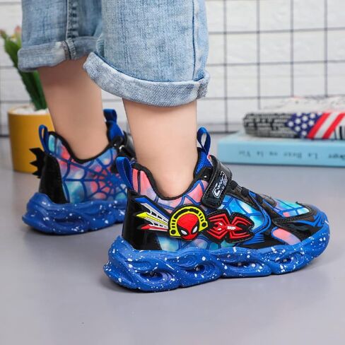 RAYCHY Children's Casual Shoes Boys Breathable Non-Slip Light Sneakers Unisex Luminous Sneakers for Girls Sport Running Shoes in Saudi Arabia