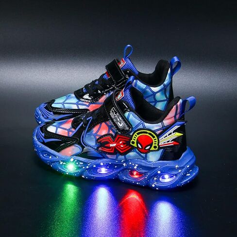 RAYCHY Children's Casual Shoes Boys Breathable Non-Slip Light Sneakers Unisex Luminous Sneakers for Girls Sport Running Shoes in Saudi Arabia