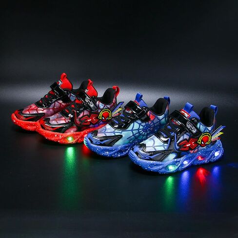 RAYCHY Children's Casual Shoes Boys Breathable Non-Slip Light Sneakers Unisex Luminous Sneakers for Girls Sport Running Shoes in Saudi Arabia