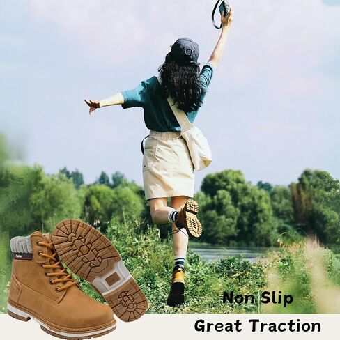 Women Work Boots - Waterproof Hiking Composite Construction Comfortable Size 9 Black in Saudi Arabia