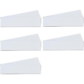 Magna Visual 3/4" x 2" Yellow Pre-Cut Write On Wipe Off Magnetic Strips 25 Pack …