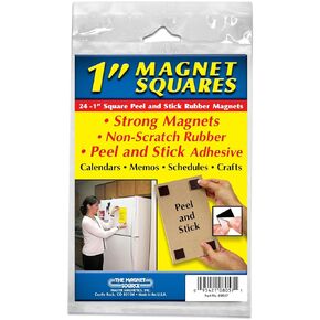Small Parts 08057 Magnet Squares with Adhesive, 1/16X1-Inch, Pack of 24 in Kuwait