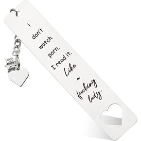 Funny Bookmark Gift for Women, Daughter, Son, Family, Writers, Book Lovers, Cute Bookmark for Women, Men, Christmas Stocking Stuffers Ideas for Teens, Boys, Girls, Kids, Friends, Teachers,WB83