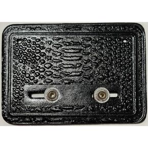 Wrestlers Belt Wall Mount Leather Wall Hanger Black
