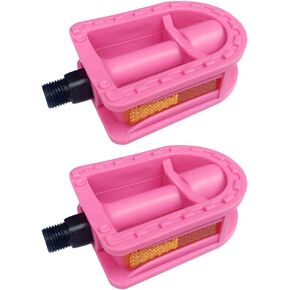 Upgraded Kid's Bike Pedal 1/2-Inch Bike Pedals 1 Pair Kids Spindle Pedals Resin fit 12" 14" Youth Bikes