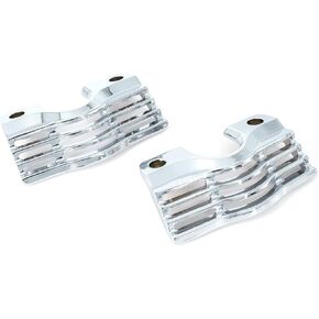 Americruise Finned Slotted Spark Plug Head Bolt Covers for Harley Touring Electra Glides Road Glides Road Kings 1999-2014,Street Glides & Trikes 2009-2014 (Black)