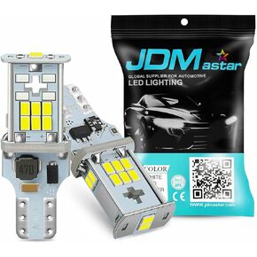JDM ASTAR Super Bright Error Free 360-Degree Shine 921 912 GX-3020 Chipsets White LED Bulbs For Backup Reverse Lights