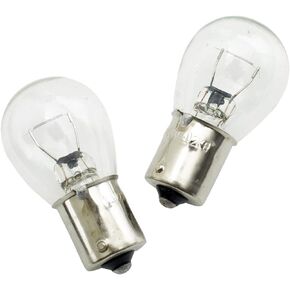 RoadPro RP-1156 Clear #1156 Heavy Duty Replacement Bulbs Car Truck Reverse Light Bulbs Clear Backup Lights - Pack of 2