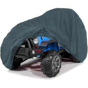 Kids Ride On Toy Car Cover, Heavy-Duty 600D Waterproof Oxford Fabric, All-Weather Protection Universal Fit Electric Wheel Cover