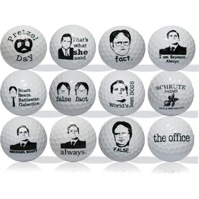 The Office Golf Balls 12 Pack