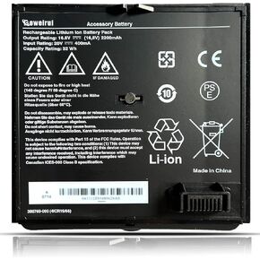 300769-003 32Wh Black Battery Replacement for Bose Sounddock Portable Digital Music System SoundLink Air Series 300769-002 300769-004 300769-001 300770-001 4ICR19/66 16.8V 2200mAh