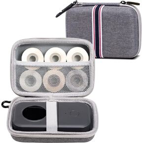 Phomemo Hard Carry Label Printer Case- Mini Label Maker Cover D30/P21/M110/M02/T02 Bluetooth Label Maker, Black