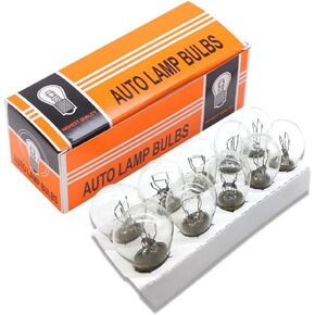 10 PCS Car Brake Bulb, 1016 12V 21/5W BAY15D High Low Foot Dual Beam Turning Light, Super Bright Light Tail Light Replacement, Universal Brake Marker Bulb for Most Cars (Transparent #01)