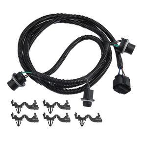 X AUTOHAUX 22869169 Tail Light Lamp Wiring Harness for Chevrolet Silverado 1500 2014 2015 for Chevrolet Silverado 2500HD 3500HD 2015 Passenger Side