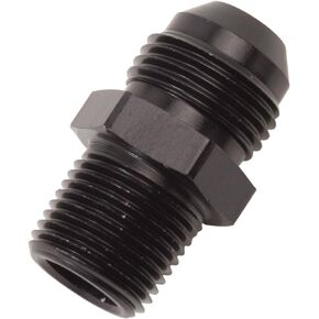 Edelbrock Russell 660483 Black ProClassic Straight Adapter Fitting