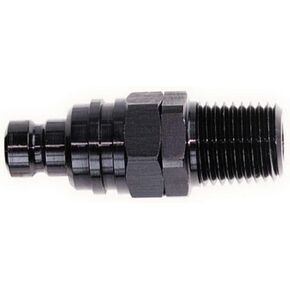 22804 Black 1/4" NPT Male Plug