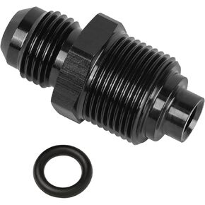 الطاقة الشريرة 6AN ذكر مضيئة إلى M16x1.5 O حلقة ختم السلطة التوجيهية محول تركيب موصل الألومنيوم الأسود