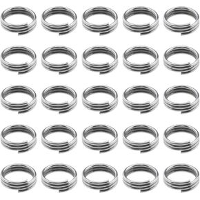 200PCS Dart Shaft Rings Dart Stem O-Ring Round Spring Coil Metal Spring Ring for Nylon Dart Shafts Dart Accessories 4mm Silver
