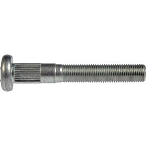 9/16-18 Serrated Wheel Stud - 0.625 In. Knurl, 4-1/32 In. Length