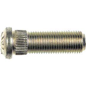 1/2-20 Serrated Wheel Stud - .535 In. Knurl, 1-17/32 In. Length