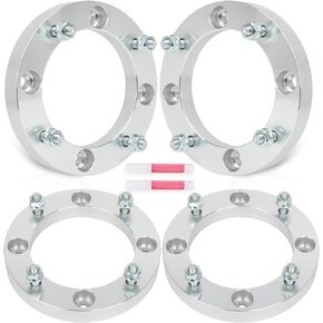 SCITOO 4Pcs 4x156 Wheel Spacers 1 inch Bore 131mm Studs 3/8" 4 Lug Wheel Spacers No Hubcentric Fit for Polaris Sportsman XP 850 2011-2013