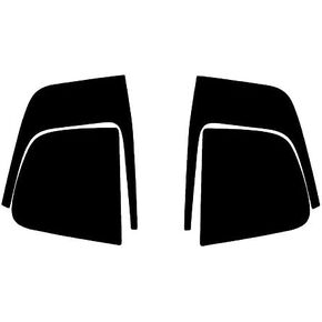 Rvinyl Tail Light Tint Covers Compatible with Ford Edge 2011-2014 - Blackout Smoke