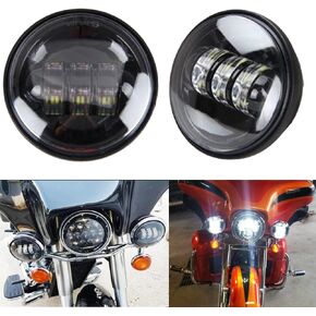 For Road king passing lights Led fog light - Motorcycle 4.5 inch Auxiliary Light Projector Driving Lamp for Road king Electra Glide Softail H-D Fatboy Electra Glide Screamin' Eagle