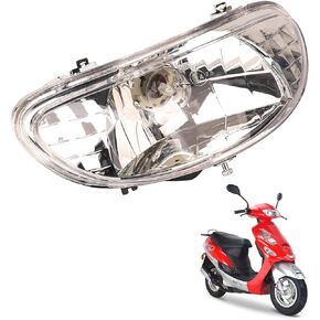 Motorcycle Headlight Head Light Lamp Assembly for TaoTao 50cc Chinese Scooter Moped TaoTao Halogen Yellow Light