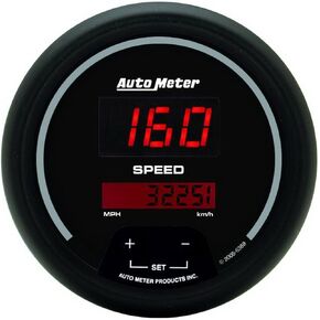 AUTO METER 6388 Sport Comp Digital 3-3/8" 160 mph Digital Electric Programmable Speedometer