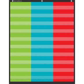 3 Column Pocket Chart (34" x 44"), TCR20324