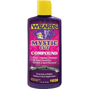 Wizards Buffing Liquid - Cutting Compounds & Polish Machine Glaze (8 oz, Mystic Cut Compound)