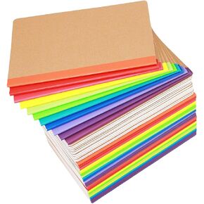 12 Pack A5 Kraft Notebook,Lines Pages - 60 Pages (30 Sheets), Wide Ruled,8.3"x 5.5" Small Kraft Composition Notebook in Kuwait