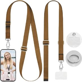 A&H Zier Phone Lanyard 2 Phone Lanyards For Around The Neck Adjustable Length Phone Strap Cell Phone Accessories Cell Phone