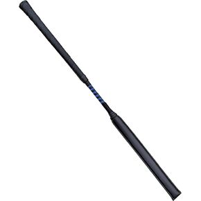 Padded Jockey Whip for Horses Racing Race Exercise Eventing Cross Country Horse Riding Crop Jumping Bat Jump Stick - Equestrian - Black Blue - 27 inch / 68cm