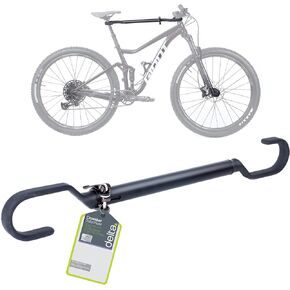 Bicycle Crossbar Adaptor by Delta Cycle, Bike Bar Adapter for Bike Rack - Quick Release Clamps Instantly Adjusts to Fit Cruiser Bikes, MTBs - Max 32.25" Min 23" Telescoping Bike Rack Adapter Bar