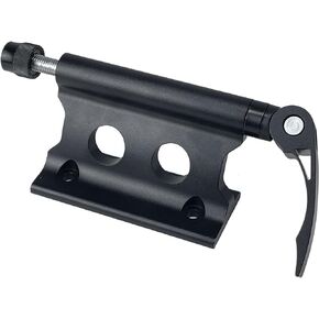 Sutekus Bike Fork Mount Universal Quick Release Fork Block Mounts Bicycle Car Roof Mount Rack for Truck Trailer Vans Vehicles (Black)