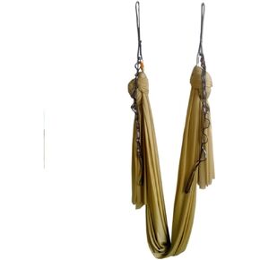 Aerial Yoga Hammock 5.5 Yards Yoga Swing Pilates Silk Home Fitness Include Carabiner,Daisy Chain, Pose Guide